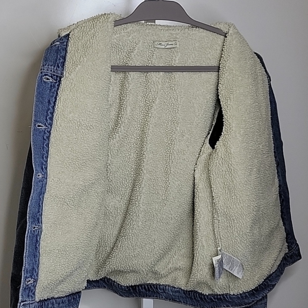 NWT Men's Mavi Denim Sherpa Jacket. $155 Retail Price - Small - Picture 10 of 13